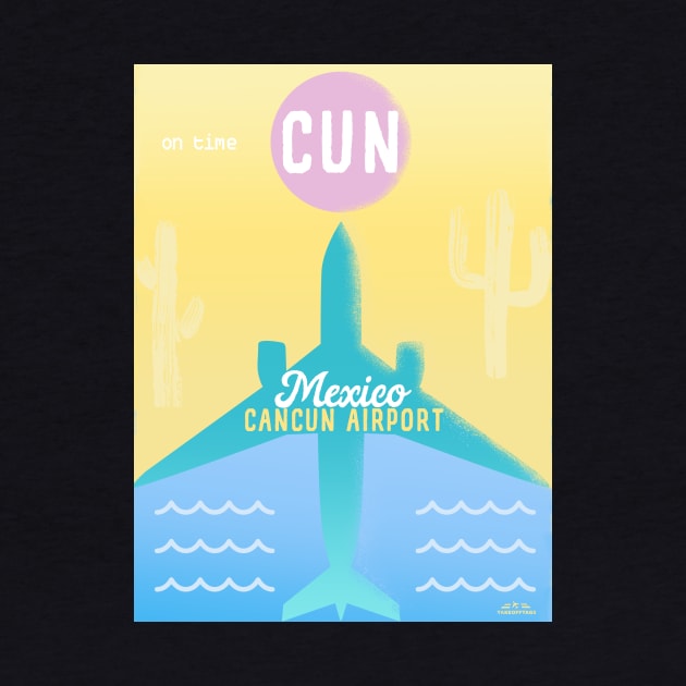 CUN Cancun airport tag by Woohoo